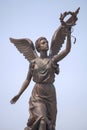 Goddess of victory Nike in Kharkov.