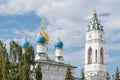 Domes of historical church in Tula, Russia