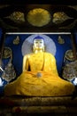 Golden Buddha Statue at Mahabodhi Temple Royalty Free Stock Photo