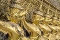 The Goden Garuda in Temple of The Emerald Buddha , BANGKOK, THAILAND Royalty Free Stock Photo