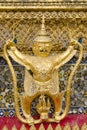 The Goden Garuda in Temple of The Emerald Buddha, BANGKOK, THAILAND Royalty Free Stock Photo