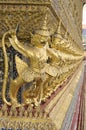 The Goden Garuda in Temple of The Emerald Buddha (Wat Phra Kaew), BANGKOK, THAILAND Royalty Free Stock Photo