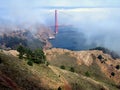 Goden Gate Bridge through the fog