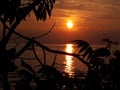 Goderich, Ontario `Tropical` Sunset Royalty Free Stock Photo