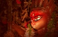 Godess Durga idol in a Pandal.Durga Puja is the most important worldwide hindu festival for Bengali