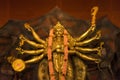 Godess Durga idol in a Pandal.Durga Puja is the most important worldwide hindu festival for Bengali