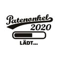Godfather loading bar 2020 german Royalty Free Stock Photo