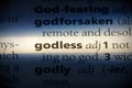 Godless Royalty Free Stock Photo