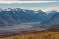 Godley river in Southern Alps Royalty Free Stock Photo