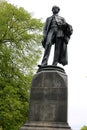 Godley statue, Cathedral Square, Christchurch Royalty Free Stock Photo