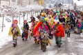 Gody Zywieckie - traditional winter parade of \'Dziady\', folk custom in Zywiec region.