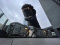 Godzilla statue in Tokyo