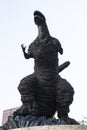 Godzilla statue in Hibiya