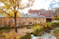 Goeltzsch Valley and the old bread factory museum buildings in