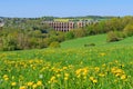 Goeltzsch Viaduct railway bridge in Germany - Worlds largest brick bridge