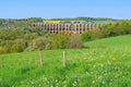 Goeltzsch Viaduct railway bridge in Germany - Worlds largest brick bridge