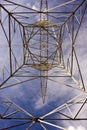 Goemetric Electrical Pylon Royalty Free Stock Photo