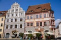 Goerlitz, Saxony, Germany, 04 September 2021: old Pharmacy or Ratsapotheke, historic renaissance building with sundial on facade Royalty Free Stock Photo