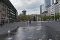 The Goethe monument on Goetheplatz Frankfurt, Germany Royalty Free Stock Photo