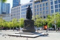 Goethe monument in Goetheplatz, Frankfurt, Germany Royalty Free Stock Photo