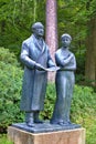 Goethe and his Muse Ulrike - spa park in Marianske Lazne Marienbad - Czech Republic