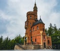 Goethe\'s Lookout Tower (Goethova vyhlÃÂ­dka) in Karlovy Vary, Czech Republic