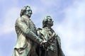 Goethe and Schiller Royalty Free Stock Photo