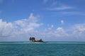 Goff s Caye in Belize Royalty Free Stock Photo