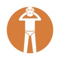 Goggle glyph background vector icon which can easily modify or edit