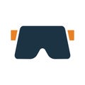 Goggle, rift, virtual, vr icon. Editable vector logo