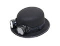 Goggled Bowler hat