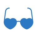 Goggles glyph colour vector  icon Royalty Free Stock Photo