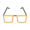 Goggles vector color line icon Royalty Free Stock Photo