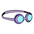 Goggles for swim icon, icon cartoon Royalty Free Stock Photo