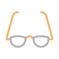 Goggles vector color line  icon Royalty Free Stock Photo