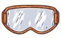 Goggles for winter sports snowboarding or skiing