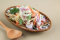 Goi Ga Chao Ga, Chicken Salad with Various Vegetables