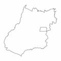Goias outline map Royalty Free Stock Photo