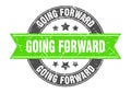 going forward stamp Royalty Free Stock Photo