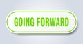 going forward sticker. Royalty Free Stock Photo
