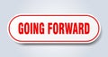 going forward sticker. Royalty Free Stock Photo