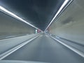 Going through Gotthard tunnel