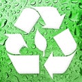 Going Green Recycling Royalty Free Stock Photo