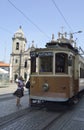 Going on a historical tram