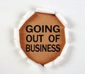 Going out of Business Royalty Free Stock Photo
