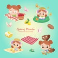 Going Picnic in The Summer Royalty Free Stock Photo