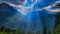 Going to the Sun Road Glacier National Park Montana Royalty Free Stock Photo