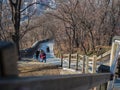 Going to the top of Namsan Tower using the stairway