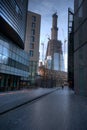 Going up. The Shard. The tallest Royalty Free Stock Photo