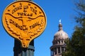 Going up the Texas Chisholm trail Royalty Free Stock Photo